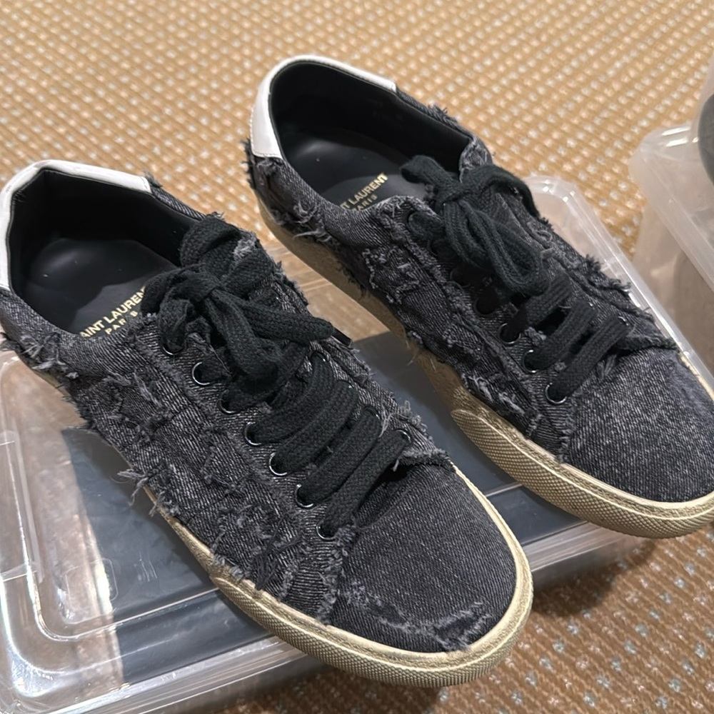 Saint Laurent black Jean sneaker size 38